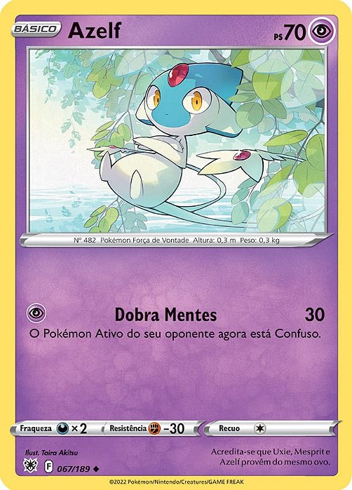 Azelf (067/189) - Carta Avulsa Pokemon