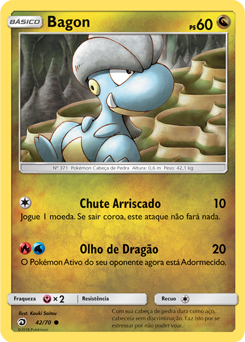 Bagon (42/70) - Carta Avulsa Pokemon