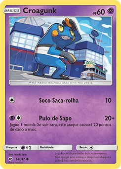 Croagunk (54/147) REV FOIL - Carta Avulsa Pokemon