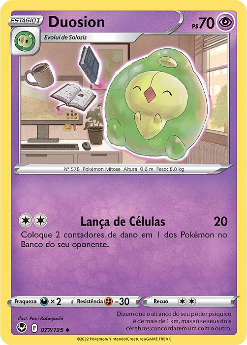Duosion (077/195) - Carta Avulsa Pokemon
