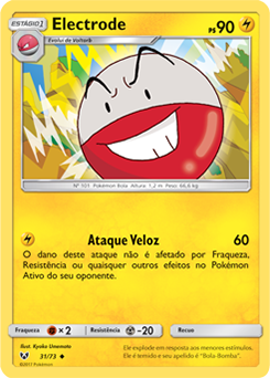 Electrode (31/73) - Carta Avulsa Pokemon