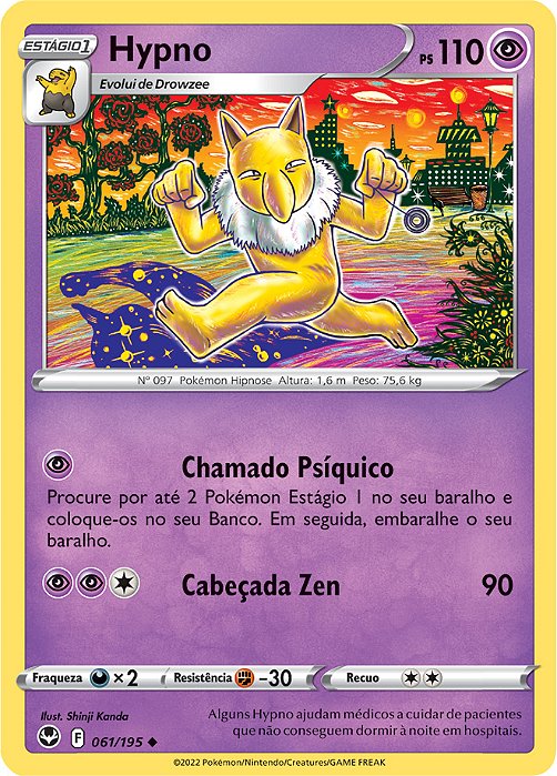 Hypno (061/195) - Carta Avulsa Pokemon