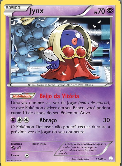Jynx (36/83) - Carta Avulsa Pokemon