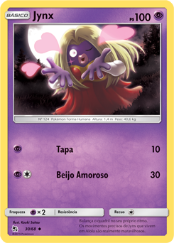 Jynx (30/68) - Carta Avulsa Pokemon