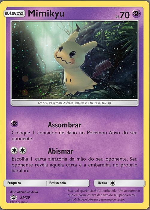 Mimikyu (SM29) - Carta Avulsa Pokemon