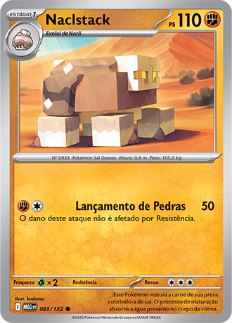 Naclstack (083/132) - Carta Avulsa Pokemon