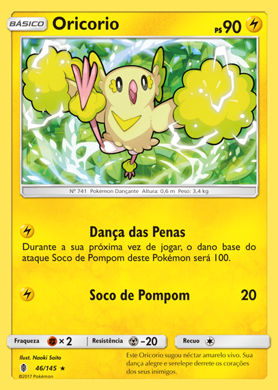 Oricorio (46/145) - Carta Avulsa Pokemon