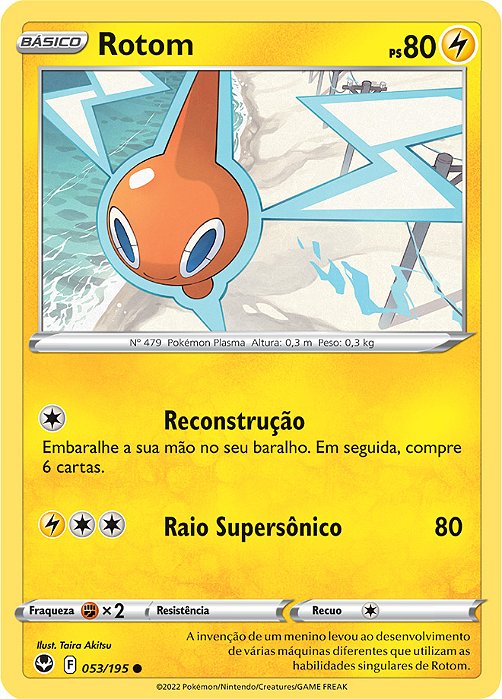 Rotom (053/195) - Carta Avulsa Pokemon