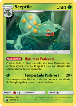 Sceptile (10/168) FOIL SH - Carta Avulsa Pokemon