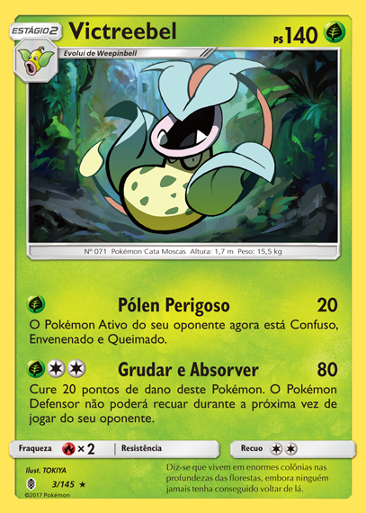 DUPLICADO - Victreebel (3/145) - Carta Avulsa Pokemon