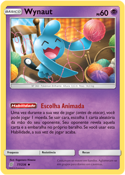 Wynaut (77/236) - Carta Avulsa Pokemon