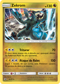 Zekrom (46/70) FOIL - Carta Avulsa Pokemon