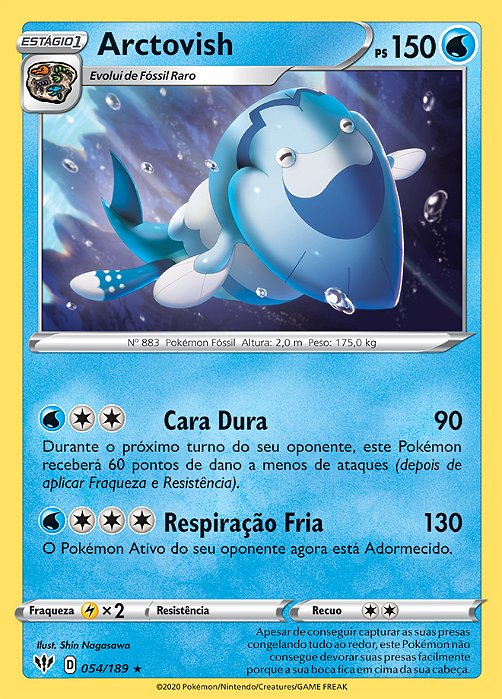 Arctovish (54/189) - Carta Avulsa Pokemon