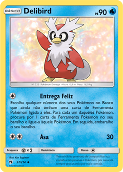 Delibird (57/214) REV FOIL - Carta Avulsa Pokemon