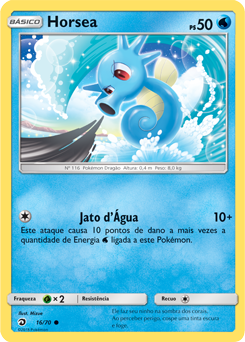Horsea (16/70) - Carta Avulsa Pokemon