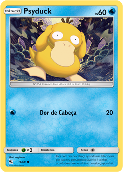 Psyduck (11/68) - Carta Avulsa Pokemon