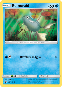Remoraid (22/111) REV FOIL - Carta Avulsa Pokemon