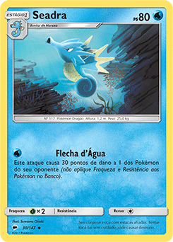Seadra (32/163) - Carta Avulsa Pokemon