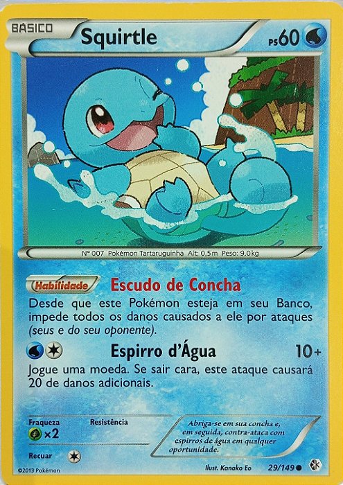 Squirtle (29/149) - Carta Avulsa Pokemon