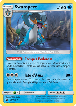 Swampert (35/168) REV FOIL - Carta Avulsa Pokemon