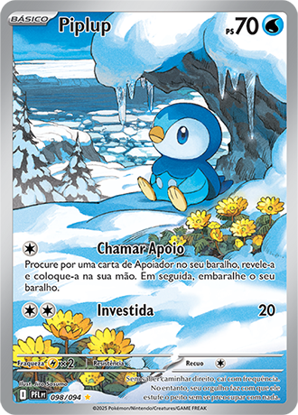 Piplup (098/094) FOIL - Carta Avulsa Pokemon