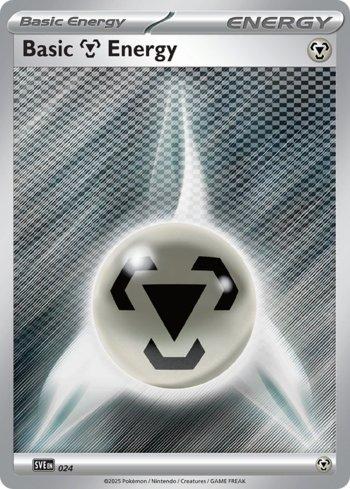 Energia de Metal (Preto/Branco) (SV024) - Carta Avulsa Pokemon
