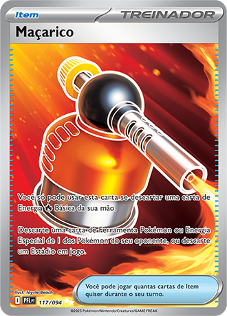 Maçarico / Blowtorch (117/094) - Carta Avulsa Pokemon
