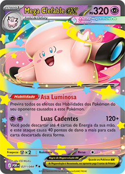 Mega Clefable ex (031/88) - Carta Avulsa Pokemon