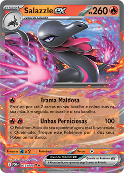 Salazzle ex (016/88) - Carta Avulsa Pokemon