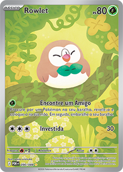 Rowlet (090/88) FOIL - Carta Avulsa Pokemon