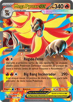 Mega Pyroar ex (015/086) - Carta Avulsa Pokemon