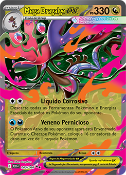 Mega Dragalge ex (065/086) - Carta Avulsa Pokemon