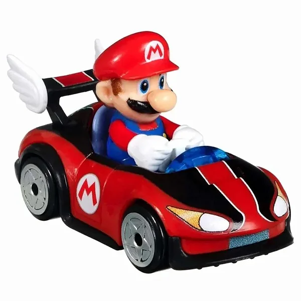Mario Kart / Willd Wing / Cabriolaile - Carro Colecionável Hot Wheels (6cm)