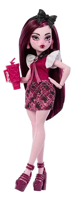 Boneca Colecionável Draculaura - Monster High Coleção Segredos Ocultos (29cm)