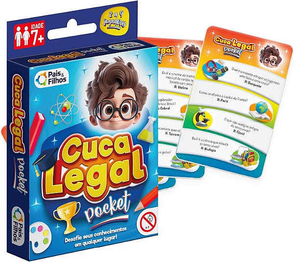 Jogo Cuca Legal Pocket - 220 Cartas