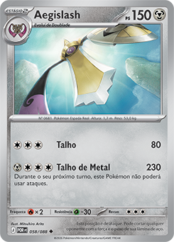 Aegislash (058/88) - Carta Avulsa Pokemon