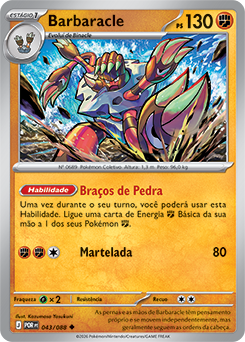 Barbaracle (043/88) - Carta Avulsa Pokemon