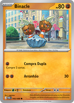 Binacle (42/88) REV FOIL - Carta Avulsa Pokemon