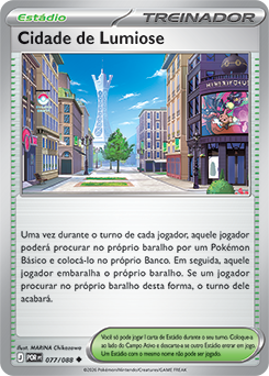 Cidade de Lumiose / Lumiose City (077/88) - Carta Avulsa Pokemon