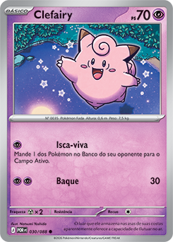 Clefairy (030/88) - Carta Avulsa Pokemon