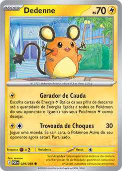 Dedenne (029/88) - Carta Avulsa Pokemon