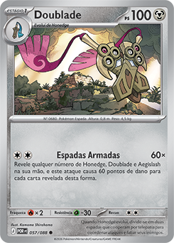 Doublade (057/88) - Carta Avulsa Pokemon