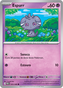 Espurr (033/88) - Carta Avulsa Pokemon