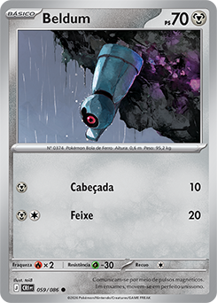 Beldum (059/086) - Carta Avulsa Pokemon