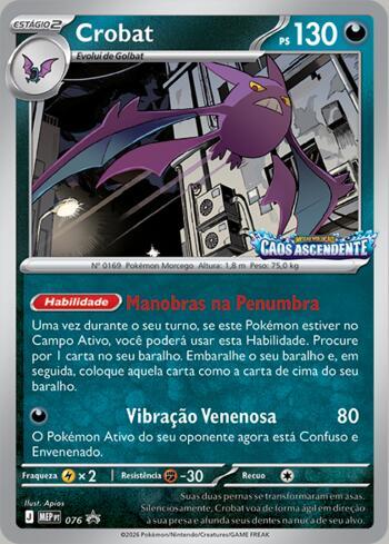 Crobat (MEP076) FOIL - Carta Avulsa Pokemon