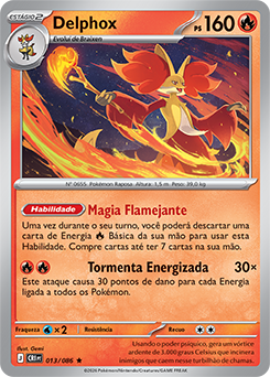Delphox (013/086) FOIL - Carta Avulsa Pokemon