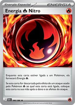 Energia Ardente / Burning Energy (151/162) FOIL - Carta Avulsa Pokemon