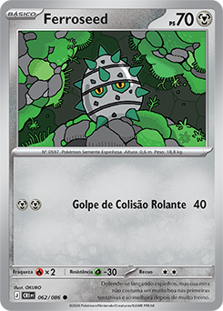 Ferroseed (062/086) - Carta Avulsa Pokemon