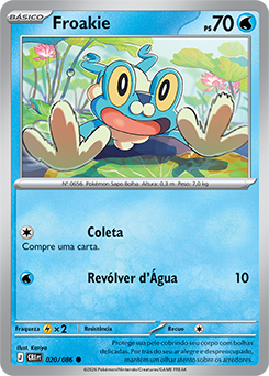 Froakie (020/086) REV FOIL - Carta Avulsa Pokemon