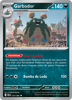 Garbodor (057/086) REV FOIL - Carta Avulsa Pokemon